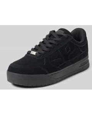 PEGADOR Leren Sneakers Met Labelapplicatie - Zwart