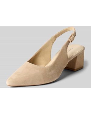 Vagabond Shoemakers Slingbacks aus echtem Veloursleder Modell 'MARTA' - Natur