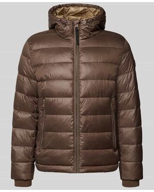 Strellson Regular Fit Steppjacke mit Storm Cuffs Modell 'BAVENO' - Braun
