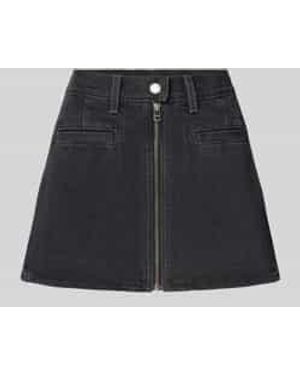 Levi's Jeansrok Met Knoopsluiting - Zwart