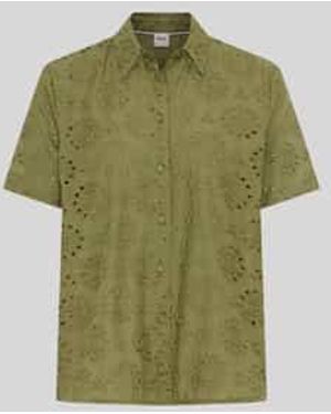 Brax Blouses Korte Mouw - Groen