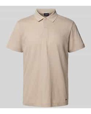 Joop! Regular Fit Poloshirt Van Puur Katoen - Naturel