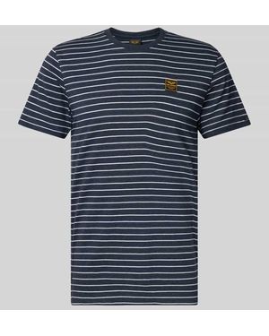 PME LEGEND T-Shirt Mit Label-Detail - Blau