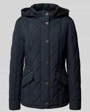 GIL BRET Gewatteerd Jack Met Capuchon En Klepzakken - Blauw