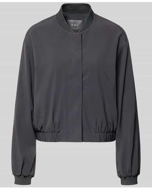Ouí Blouson mit verdeckter Knopfleiste - Schwarz