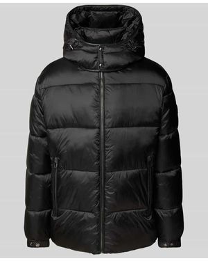 Joop! Steppjacke Mit Stehkragen Modell 'Ambro' - Schwarz