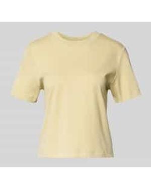 S.oliver Relaxed Fit T-Shirt Van Puur Katoen - Naturel