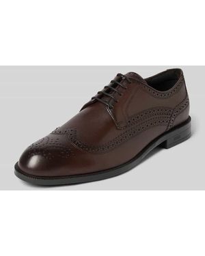 BOSS Schnürschuhe aus echtem Leder Modell ''Tayil_Derb'' - Braun