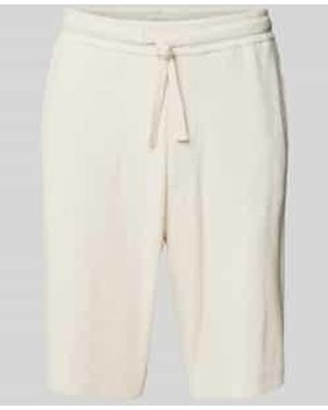 S.oliver Relaxed Fit Bermuda Van Katoenmix - Naturel