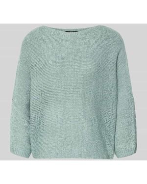 Zero Strickpullover mit 3/4-Arm - Grün