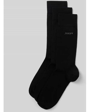 Joop! Socken aus Baumwoll-Mix im 3er-Pack - Schwarz