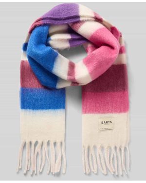 Barts Schal mit Allover-Muster Modell 'Eluzabeth' - Blau