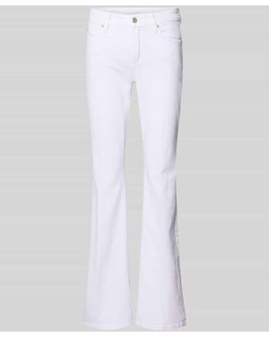Cambio Flared Jeans im 5-Pocket-Design Modell 'PARIS' - Weiß
