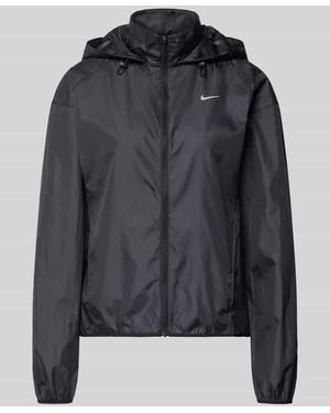 Nike Trainingsjacke mit Logo-Print Modell 'Tempo' - Schwarz