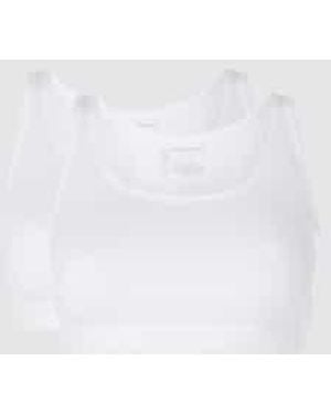 Schiesser Bustier Met Stretch In Een Set Van 2 Stuks - Wit