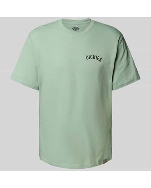 Dickies T-Shirt mit Label-Print - Grün
