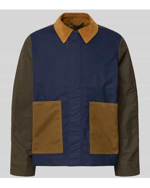 Forét Jacke mit Umlegekragen Modell 'ASPEN' - Blau