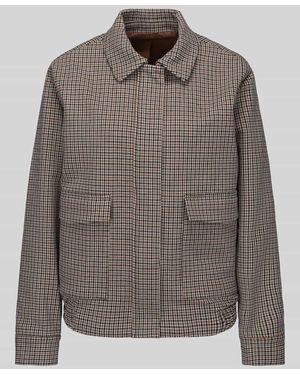 SELECTED Bomberjacke mit Pattentaschen - Grau