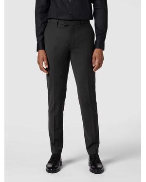DRYKORN Slim Fit Anzughose Mit Stretch-Anteil Modell 'Piet' - Schwarz