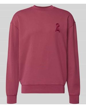 ARMEDANGELS Relaxed Fit Sweatshirt aus reiner Baumwolle Modell 'ICONIC Å GMT' - Pink