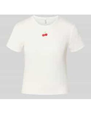 ONLY Regular Fit T-shirt - Wit