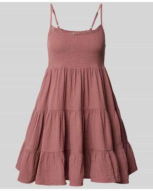 ONLY Fit and Flare Freizeitkleid aus reiner Baumwolle Modell 'TILLY' - Rot