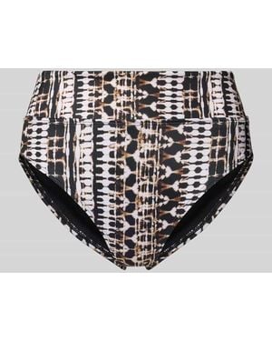 DORINA High Waist Bikinihose mit Allover-Muster Modell 'TOGO MAGO' - Mehrfarbig