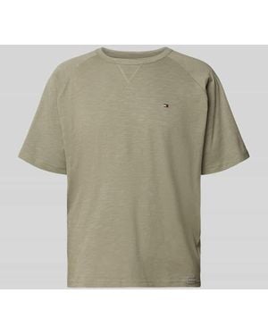Tommy Hilfiger Relaxed Fit T-Shirt aus reiner Baumwolle - Natur