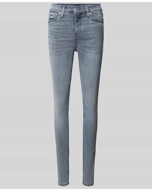 Tommy Hilfiger Skinny Fit Jeans aus Baumwoll-Mix - Blau