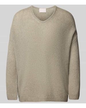 Hemisphere Strickpullover aus Kaschmir-Seide-Mix - Natur