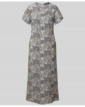 Weekend by Maxmara Tailliertes Freizeitkleid aus reiner Seide Modell 'CRESPO' - Grau