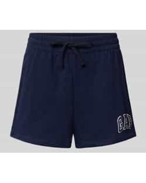 Gap Sweatshorts Met Logo En Elastische Band - Blauw