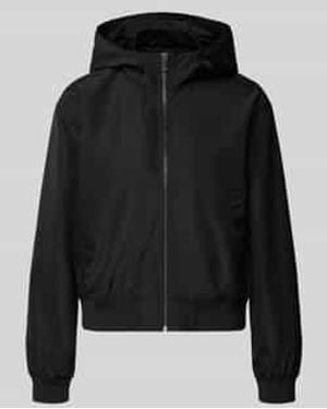 Tom Tailor Regular Fit Blouson Met Capuchon - Zwart