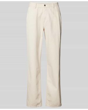 Forét Tapered Fit Hose Mit Elastischem Bund Modell 'Clay' - Natur