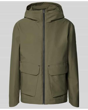 Strellson Jacke mit Pattentaschen Modell 'Fieldjkt' - Grün