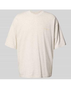 Review Oversized T-Shirt mit Rundhalsausschnitt - Natur