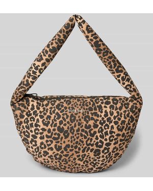Studio Noos Shoulder Bag aus reiner Baumwolle mit Logo-Stitching - Mettallic