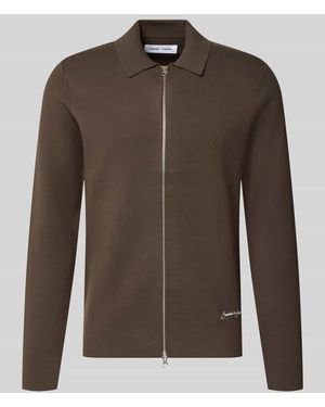 Samsøe & Samsøe Regular Fit Jacke aus Viskose-Mix Modell 'Matt' - Braun