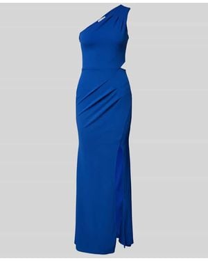Sistaglam Abendkleid Mit One-Shoulder-Träger Modell 'Aubrielle' - Blau