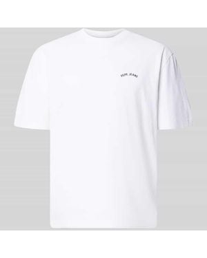 Pepe Jeans Regular Fit T-Shirt aus reiner Baumwolle Modell 'John Tee' - Weiß