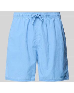 Review Badehose mit elastischem Bund - Blau
