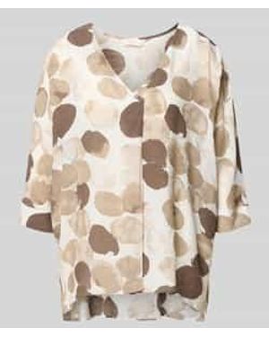 Apricot Relaxed Fit Blouse Van Viscosemix - Naturel