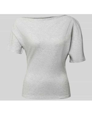 ONLY Regular Fit T-Shirt mit Viskose-Anteil Modell 'SILLY' - Grau