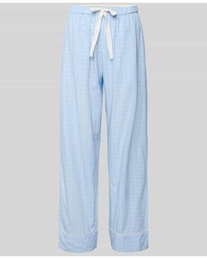 CCDK Copenhagen Relaxed Fit Pyjama-Hose mit Tunnelzug Modell 'Nicola' - Blau