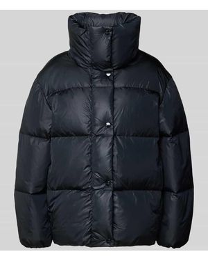 GANT Relaxed Fit Daunenjacke mit Stehkragen - Blau