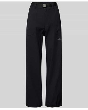 Columbia Relaxed Fit Hose mit Label-Print Modell 'BREA FALLS' - Blau