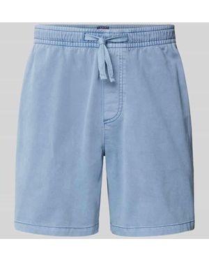 Tommy Hilfiger Loose Fit Jeansshorts aus Baumwoll-Twill - Blau