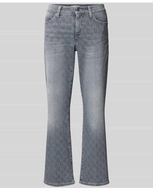 Cambio Flared Jeans in verkürzter Passform Modell 'PARIS' - Grau