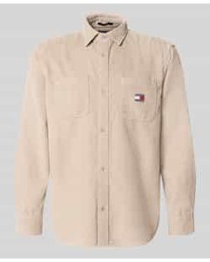 Tommy Hilfiger Casual Overhemden - Naturel