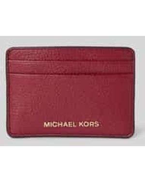 MICHAEL Michael Kors Pasjeshouder Met Labelapplicatie - Rood